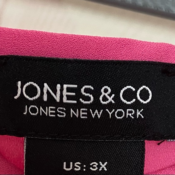 🌟Jones New York Pink Shirt Size 3X - Picture 3 of 3